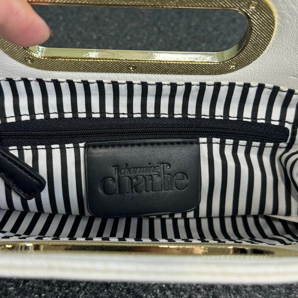Charming Charlie NWT Off White Clutch - Picture 4 of 7